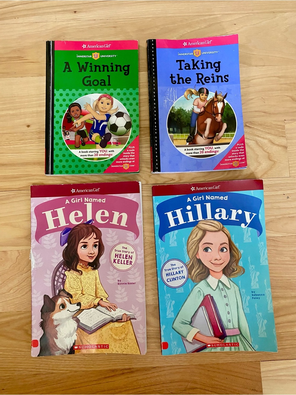 American Girl Doll Books Lot of 4 Used Books Innerstar University